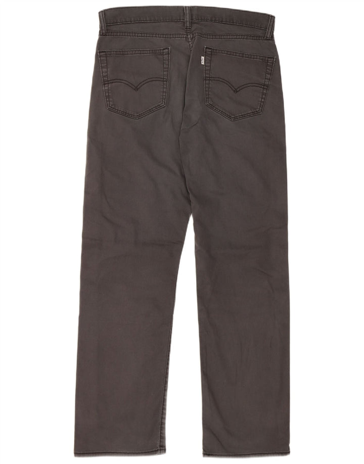 LEVI'S Pantalon décontracté droit homme W34 L32 Gris Coton