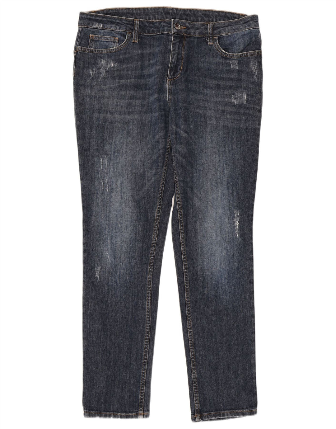 Liu Jo Jean Slim effet vieilli W31 L28 en coton bleu pour femme