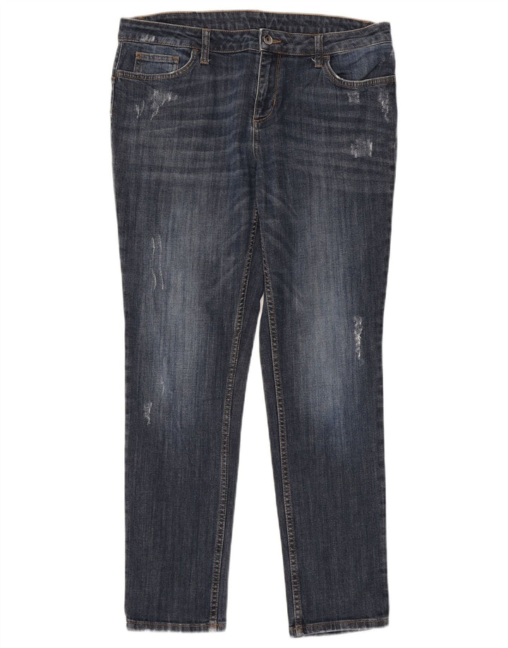 Liu Jo Jean Slim effet vieilli W31 L28 en coton bleu pour femme