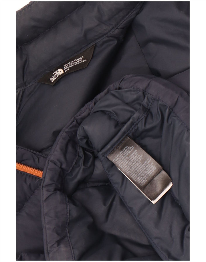 The North Face Veste rembourrée pour femme UK 10 Petit nylon bleu marine