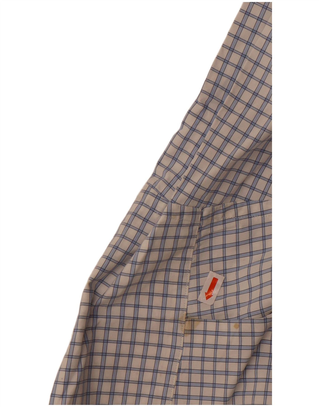 Eddie Bauer Chemise Homme XL Blanc Carreaux Coton