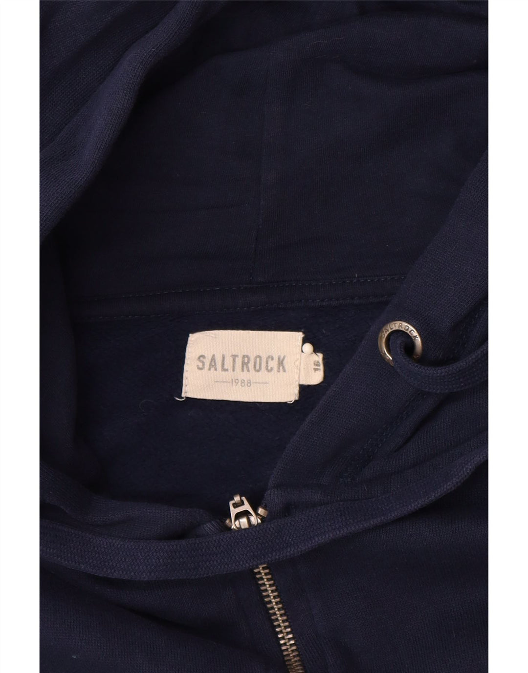 SALTROCK Pull à capuche zippé surdimensionné pour femme UK 16 Large Bleu marine