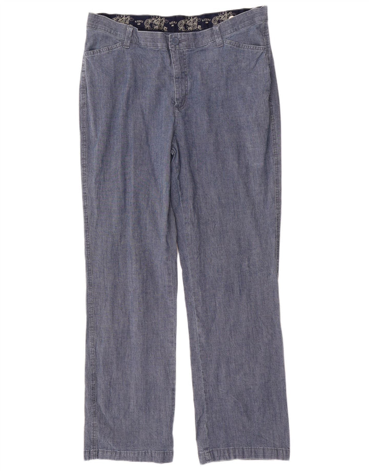 LEE Pantalon décontracté taille haute Riders pour femme US 18 2XL W36 L31 Bleu