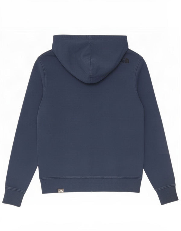 The North Face Pull à capuche zippé pour homme XS en coton bleu marine