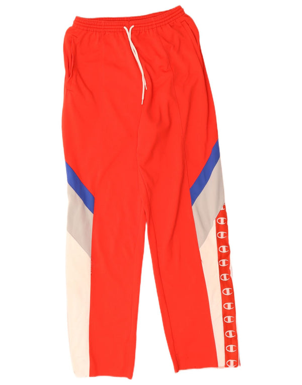 Champion Pantalon de Survêtement Graphique Homme Small Rouge Polyamide Colorblock