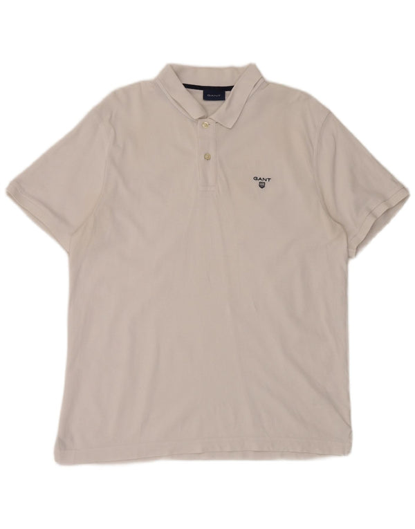 Gant Polo Homme Grand Blanc Coton