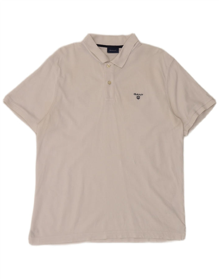 Gant Polo Homme Grand Blanc Coton