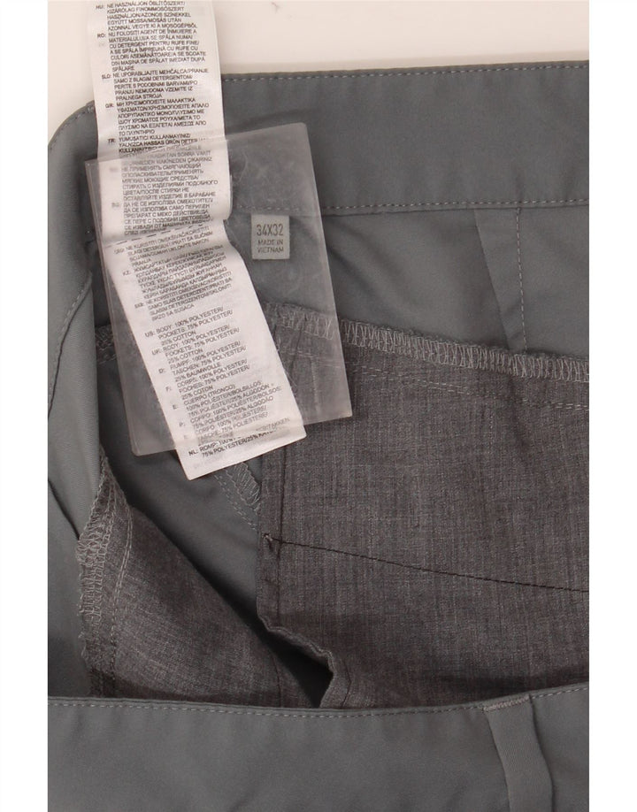 ADIDAS Pantalon Chino Slim Homme W34 L32 Gris Polyester