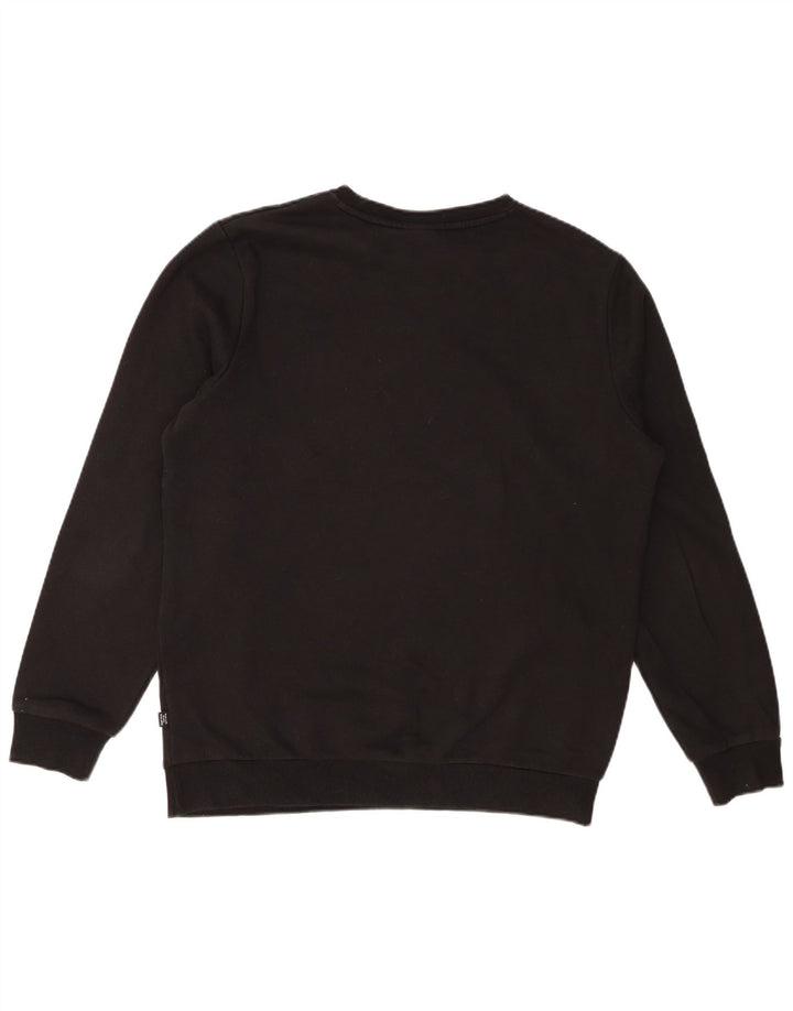 PUMA Sweat-Shirt Graphique Homme Noir Moyen Coton