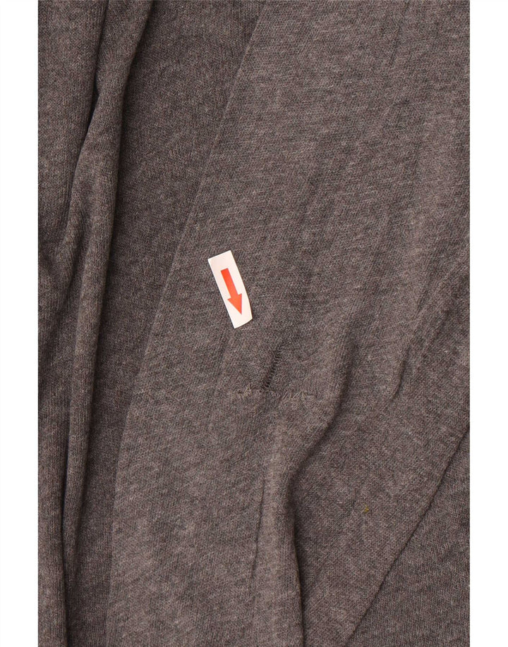 Zara Polo à manches longues pour homme 2XL Gris