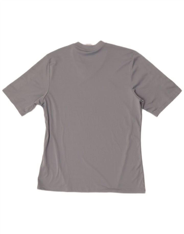 Adidas T-Shirt Homme Haut Large Gris Polyester