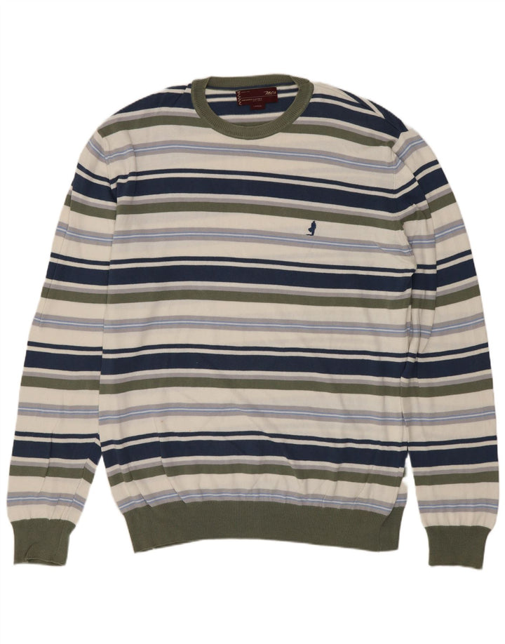 MARLBORO CLASSICS Pull à col rond pour homme Large Multicolore