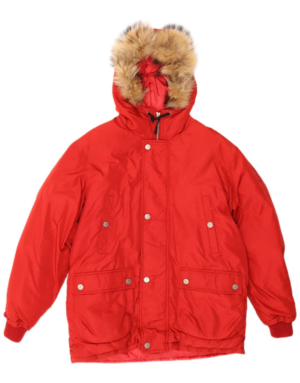 Dolomite Veste matelassée à capuche pour homme UK 44 2XL Rouge Polyamide