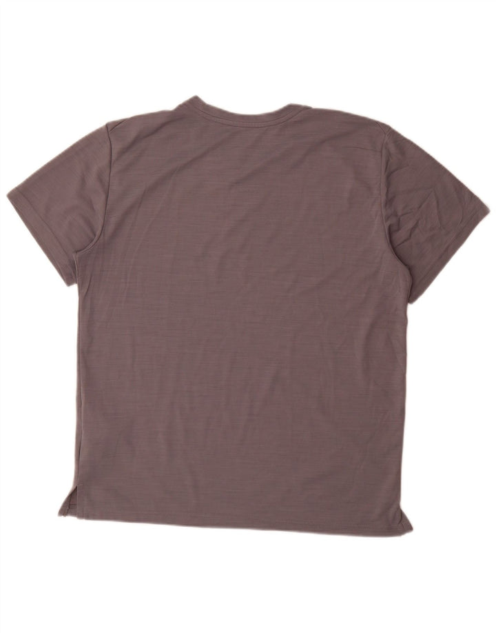 Nike Homme Dri Fit T-Shirt Haut Gris Moyen Moucheté Polyester