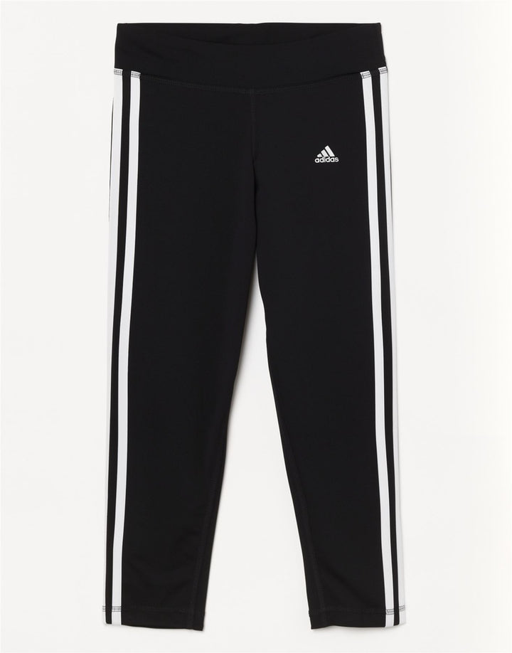 Adidas Leggings Femme UK 0/2 2XS Noir Polyester