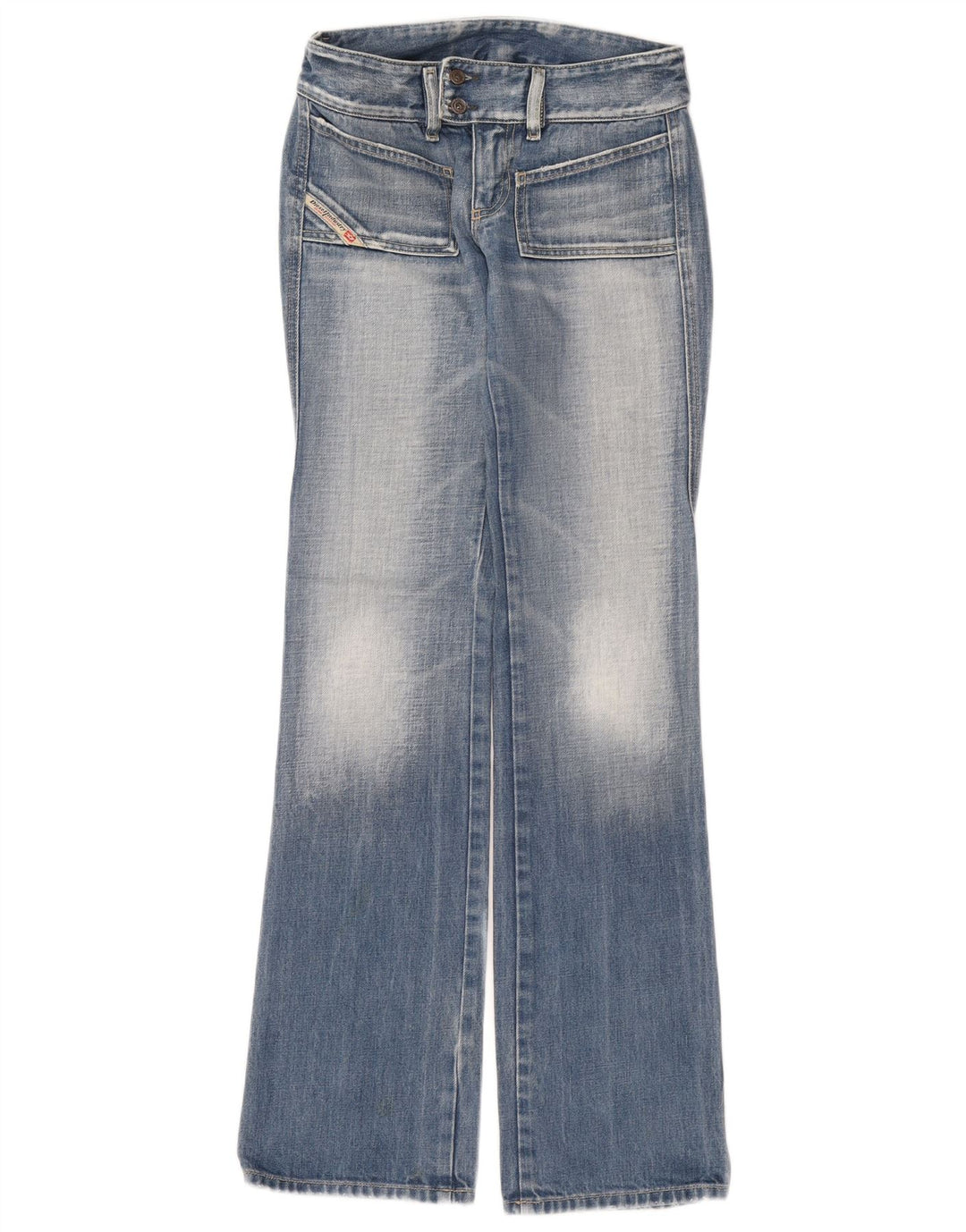 Jean Bootcut Femme Diesel W26 L33 Bleu Coton