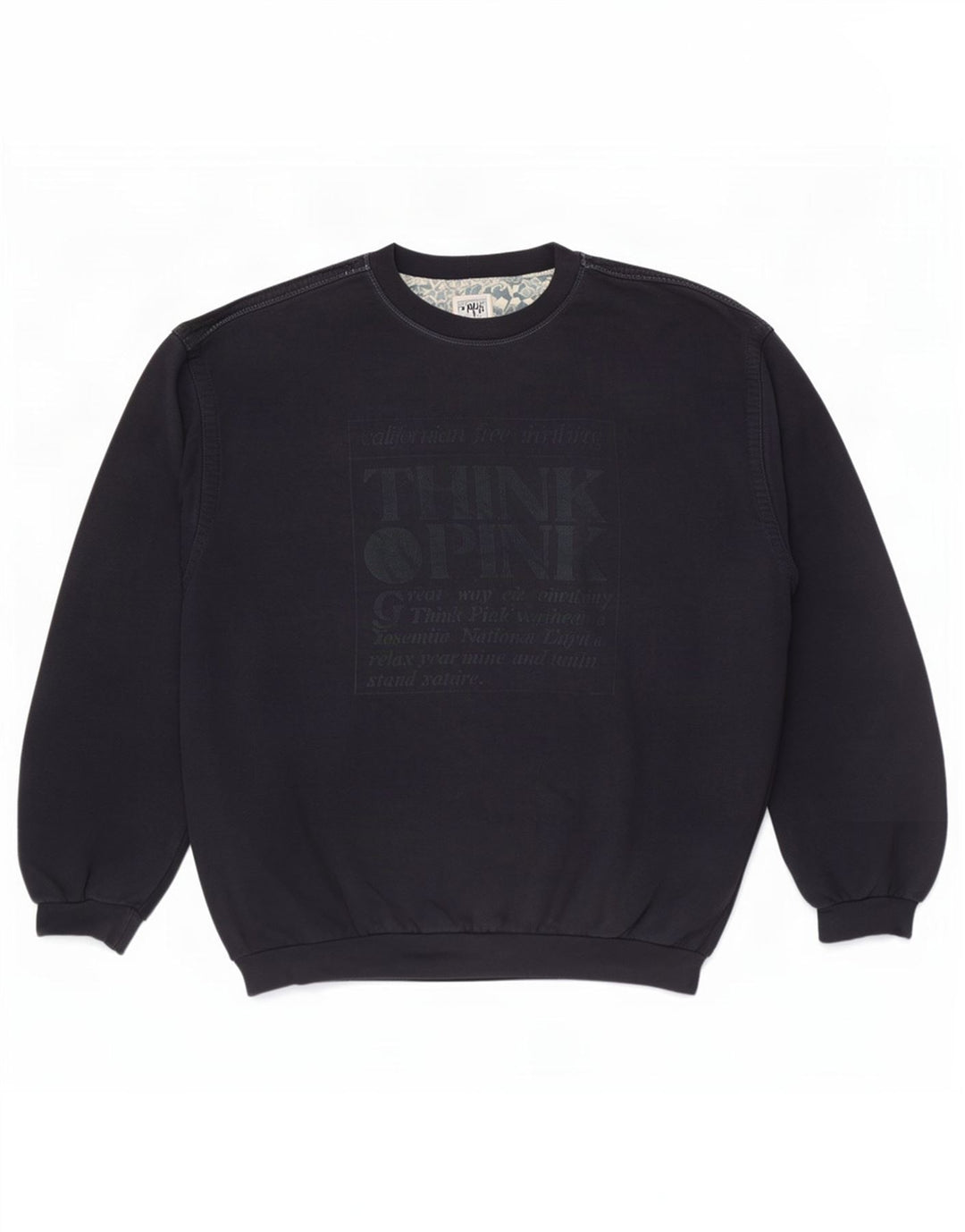 Think Pink Sweat-shirt graphique pour homme 2XL Bleu marine