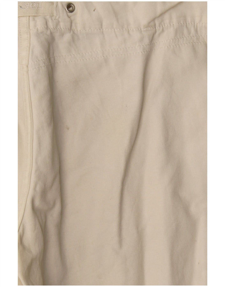 Diesel Short Chino Femme W26 Petit Coton Blanc