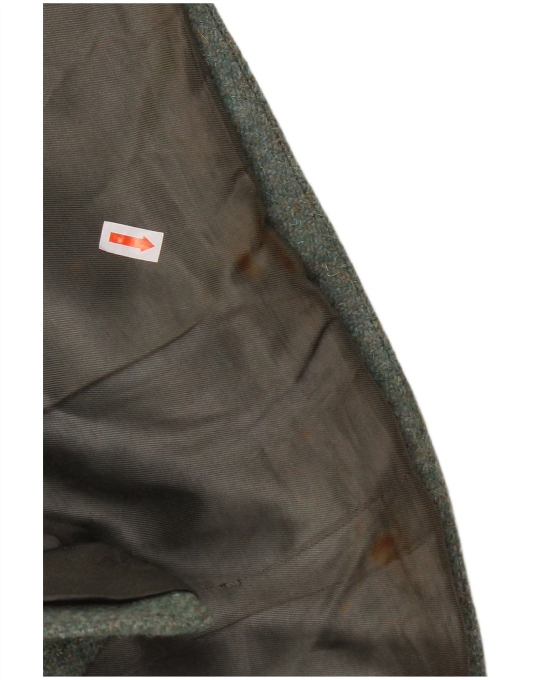 BURTON Veste blazer sur mesure à 2 boutons pour homme UK 38 Laine vierge vert moyen