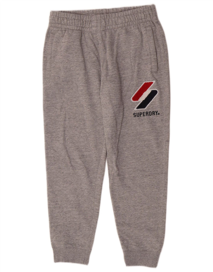 Superdry Pantalon De Survêtement Graphique Joggers Homme Gris Moyen Moucheté