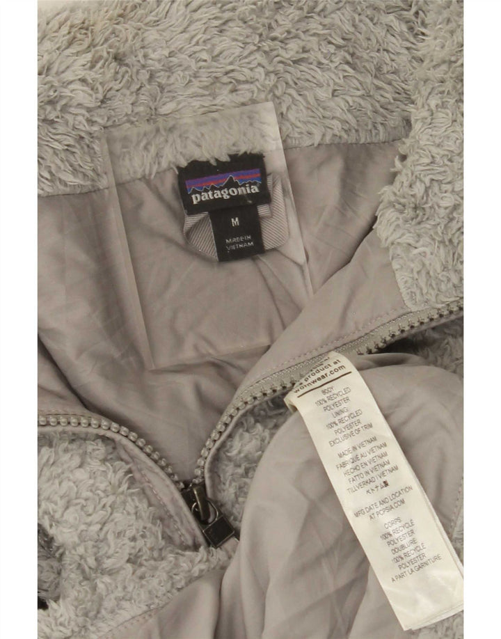 Patagonia Veste Polaire Femme UK 14 Gris Moyen Polyester