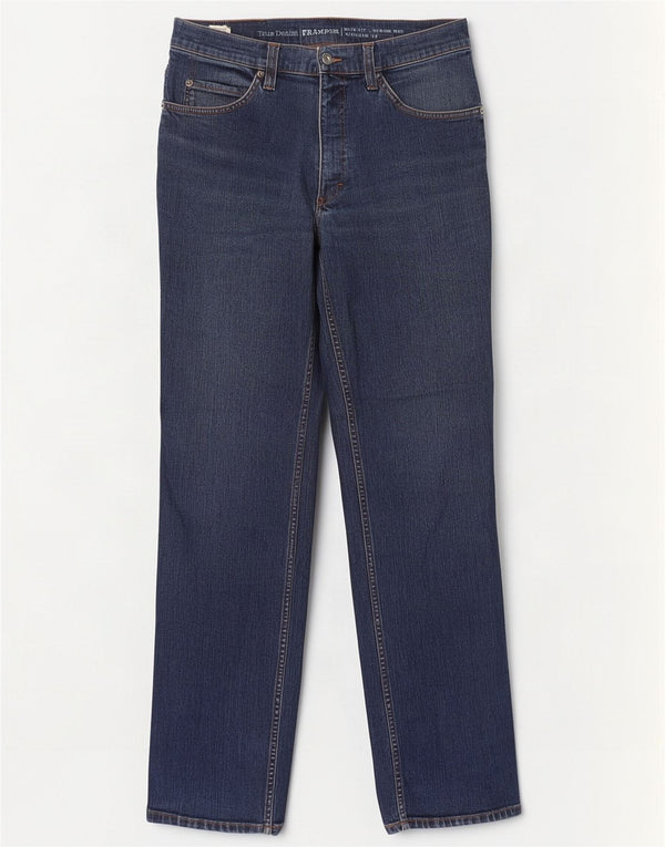 Mustang Hommes Tramper Slim Fit Taille Moyenne Jean Droit W34 L34 Bleu Coton