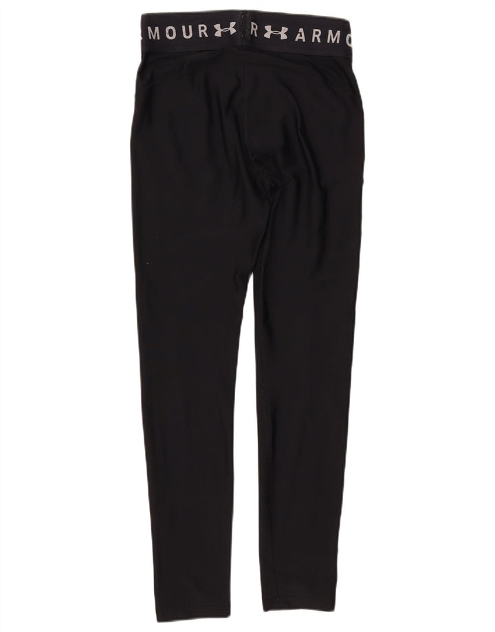 UNDER ARMOUR Legging graphique Heat Gear pour femme UK 12 Noir moyen