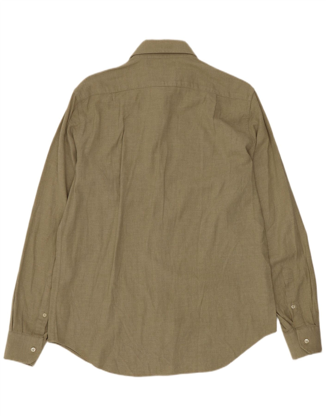 Les Copains Chemise Regular Fit Homme Taille 15 1/2 40 Coton Vert Moyen