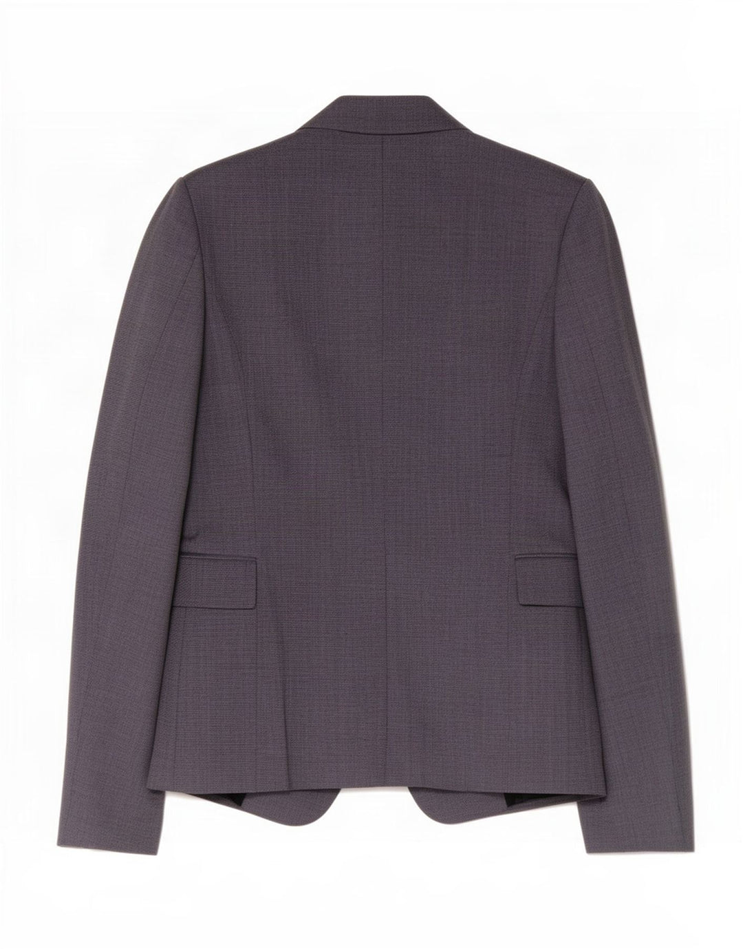 Zara Femme 1 Bouton Blazer Veste UK 6 XS Bleu Marine Acétate