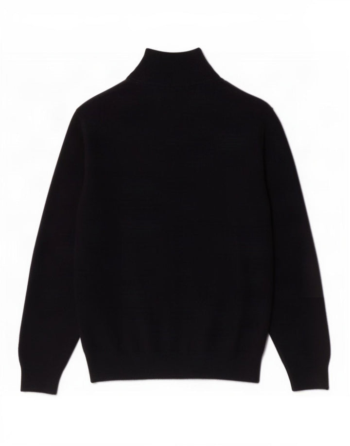 Gant Pull Col Zippé Homme Bleu Marine Moyen Laine