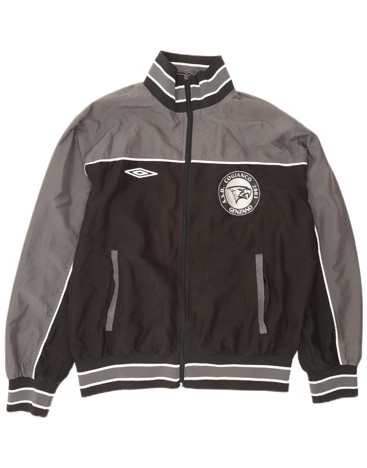 Umbro Veste de Survêtement Graphique Homme Large Gris Colorblock Polyester