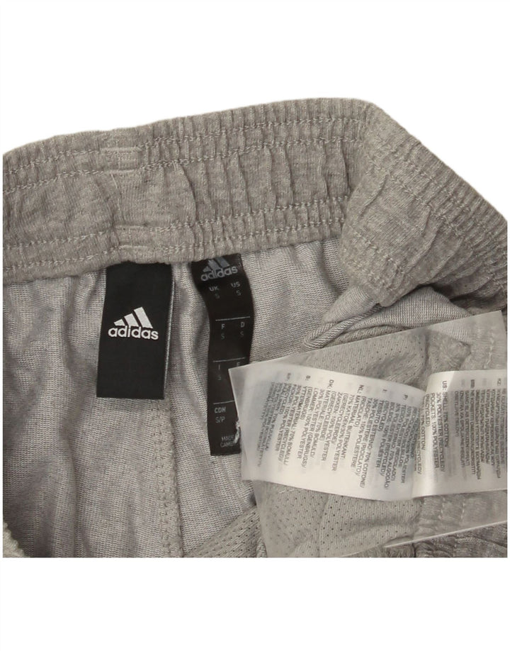 Adidas Pantalon de survêtement pour homme en coton gris Taille S