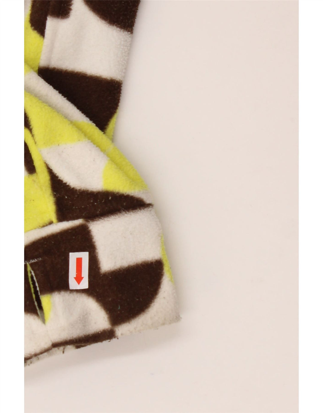 CHIEMSEE Veste polaire à capuche pour femme UK 18 XL Géométrique multicolore