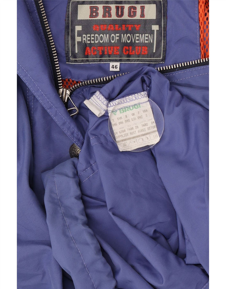 Brugi Veste coupe-vent surdimensionnée pour femme IT 46 Large Bleu