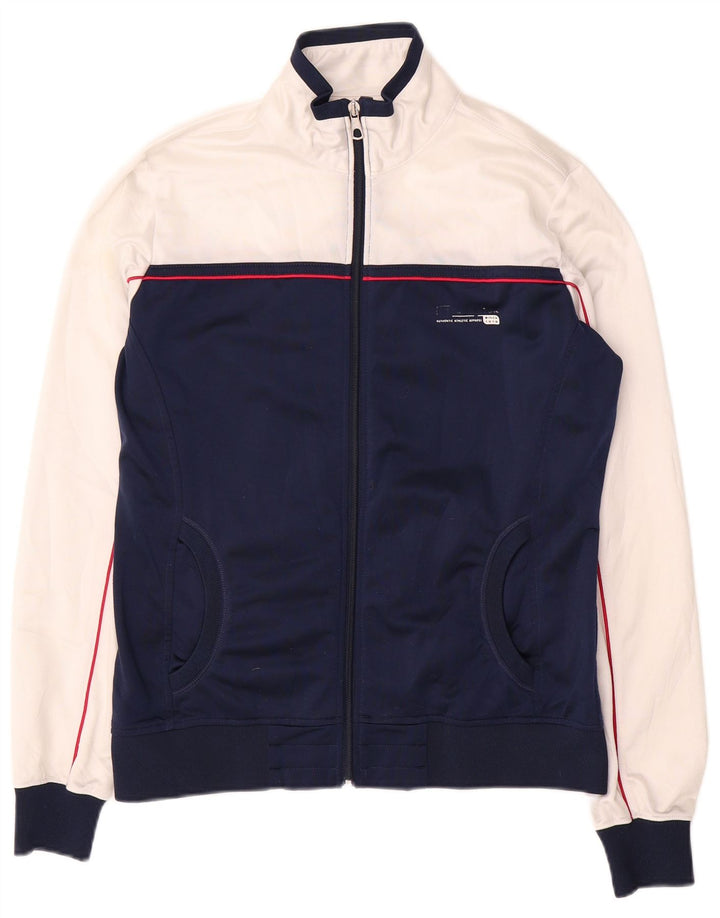 CHAMPION Veste de survêtement Heritage Fit pour femme UK 14 Large Bleu marine