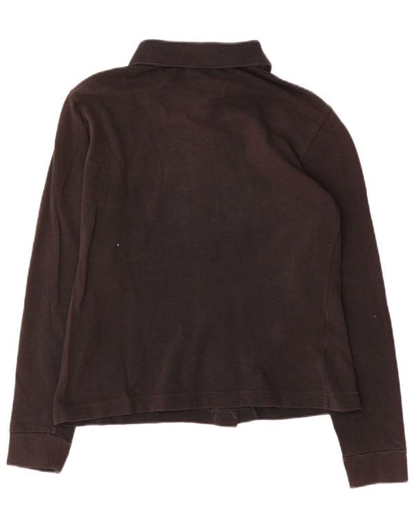 Lacoste Femme Chemise Blouse Taille 38 Moyen Noir Coton