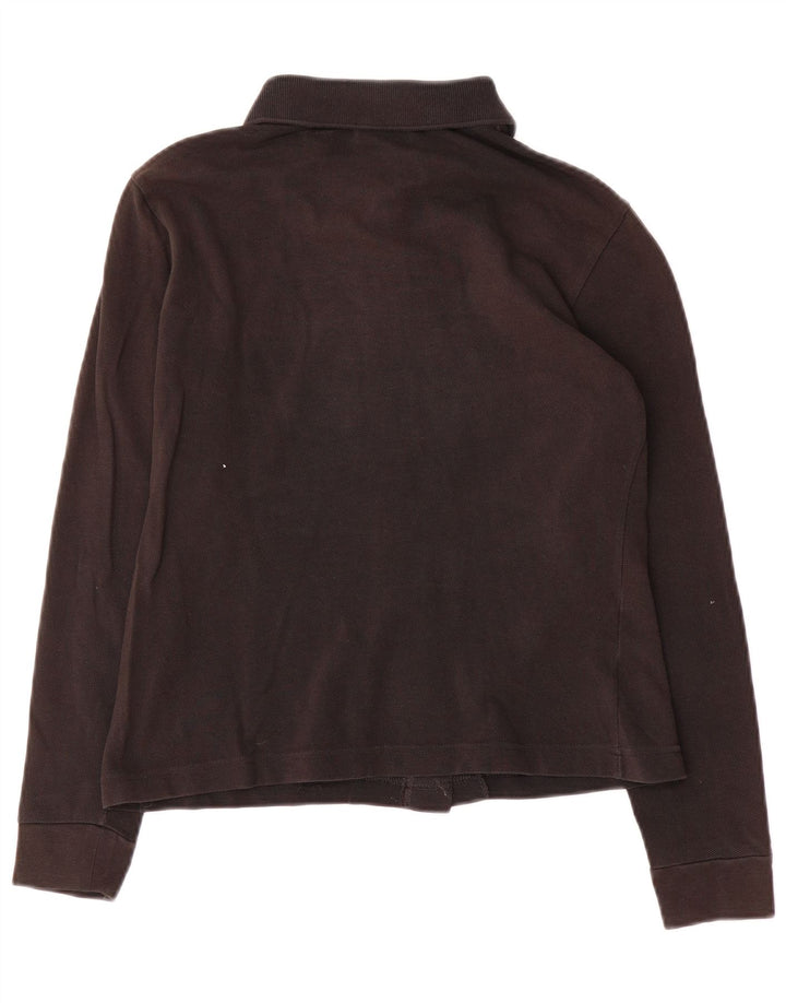 Lacoste Femme Chemise Blouse Taille 38 Moyen Noir Coton