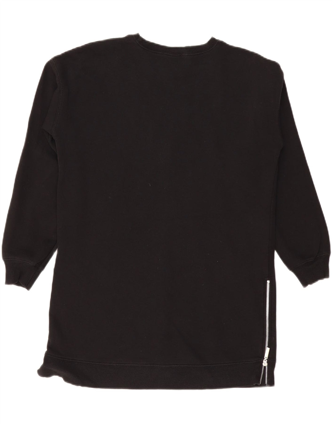 MINT VELVET Sweat-shirt long surdimensionné pour femme UK 10 Petit Noir