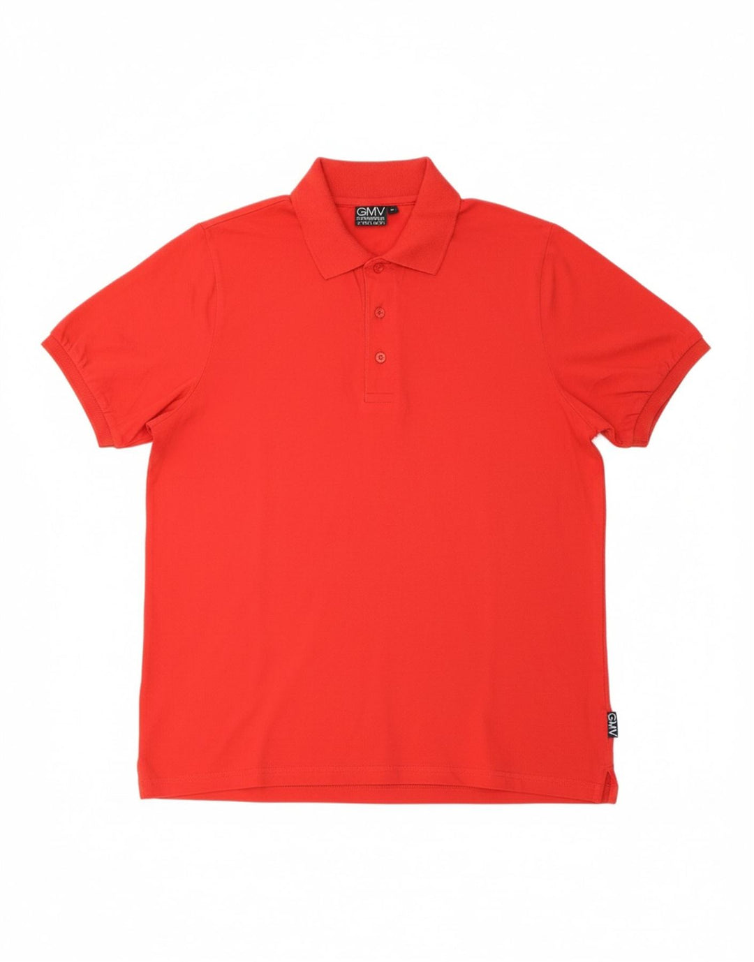 GIANMARCO VENTURI Mens Polo Shirt Large Red Cotton