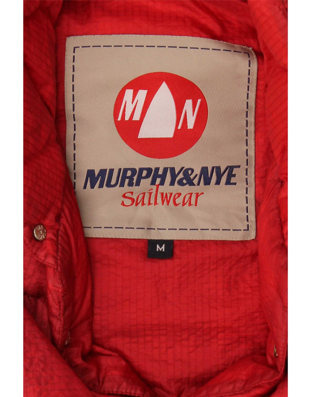 Murphy & Nye Gilet rembourré pour homme UK 38 Medium Red Check