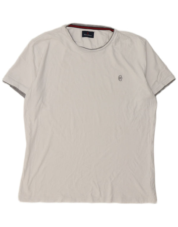 Conte de Florence T-Shirt Homme Haut Grand Coton Blanc