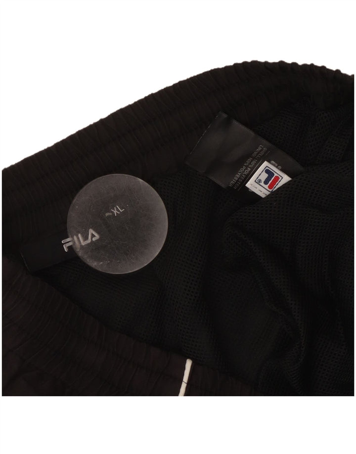 Fila Short de Sport Homme XL Noir Polyester