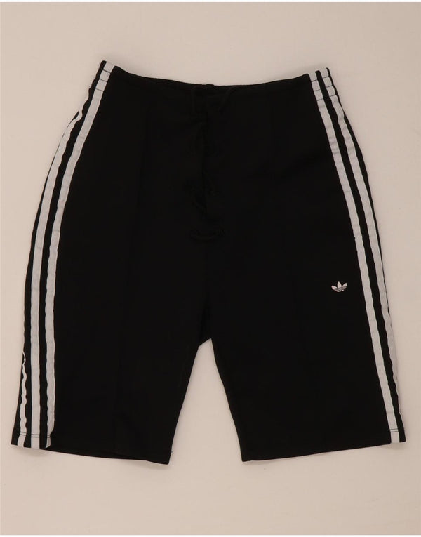 Adidas Short de sport pour femme UK 12 en coton noir moyen