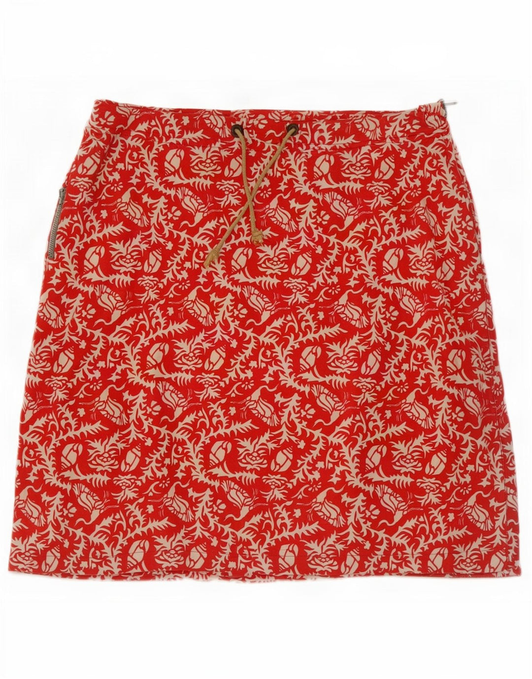 Murphy & Nye Mini-jupe W27 en coton floral rouge pour femme