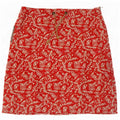 Murphy & Nye Mini-jupe W27 en coton floral rouge pour femme