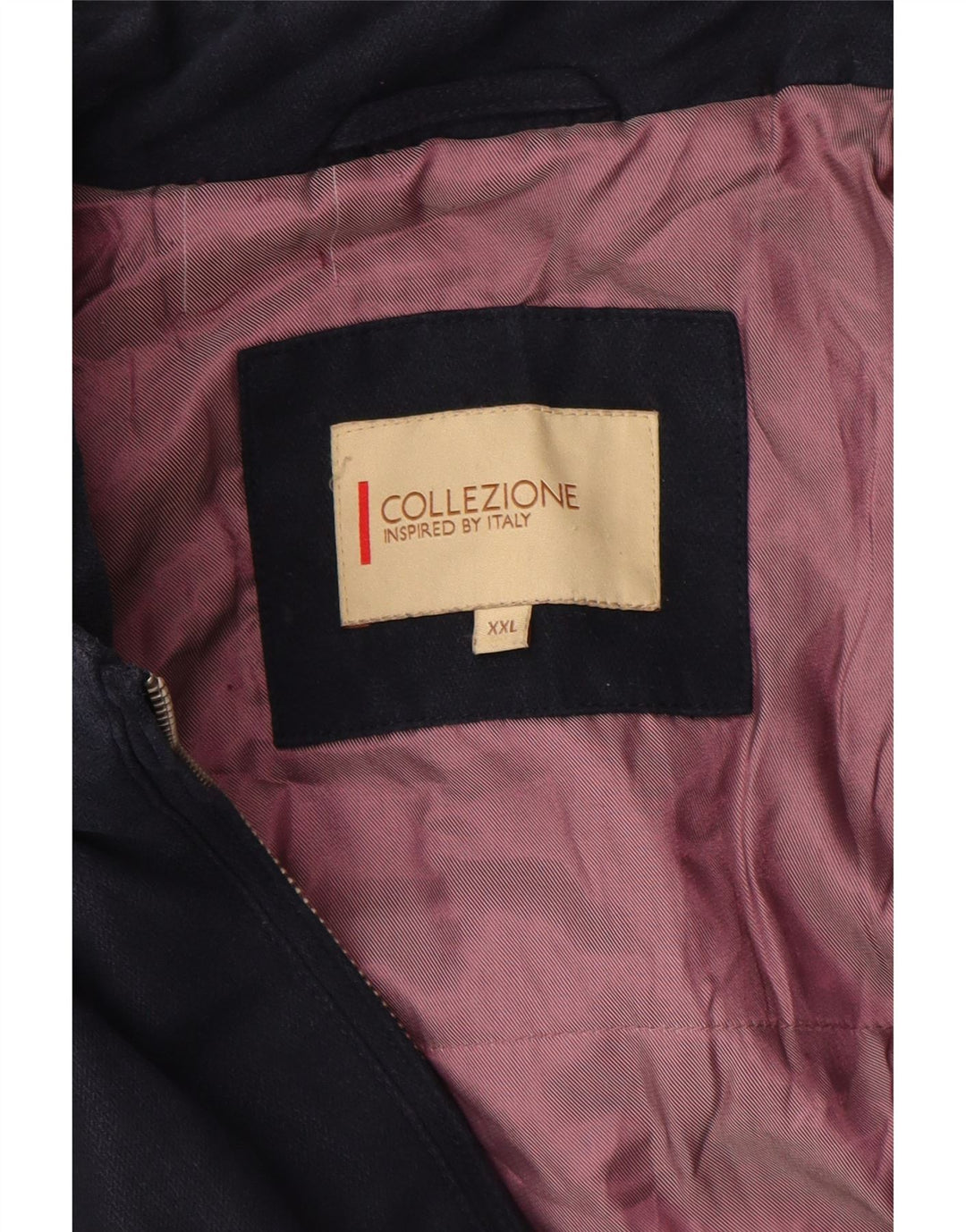 Veste Bomber Homme Vintage UK 44 2XL Bleu Marine