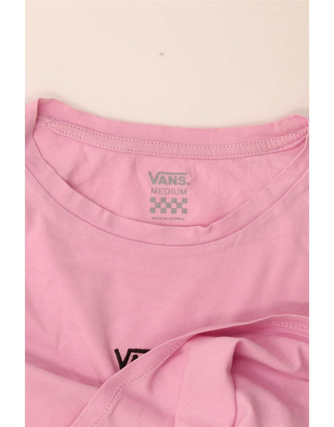 Vans T-shirt court pour femme UK 14 Rose moyen