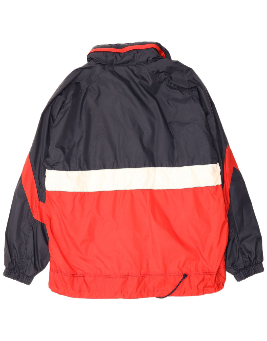 Marcel Clair Veste Anorak Homme UK 40 Large Bleu Marine Colorblock Polyamide