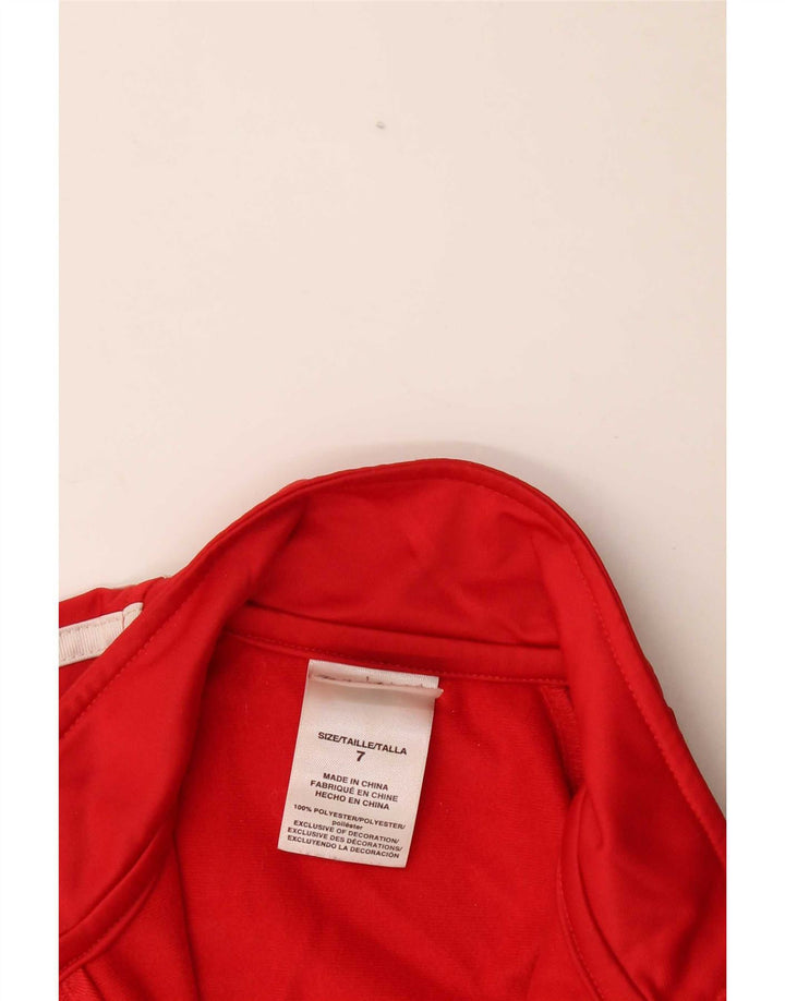 Adidas Veste de survêtement pour garçon 6-7 ans Rouge Colourblock