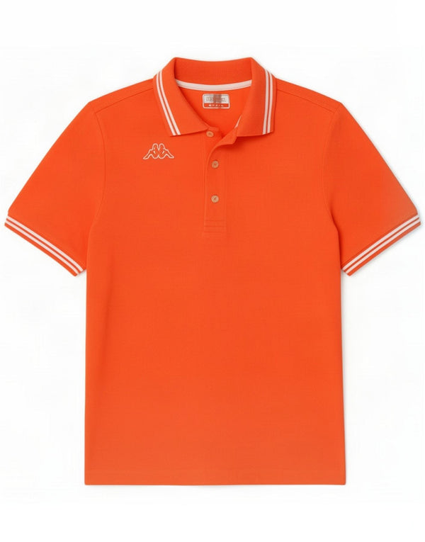 Kappa Polo homme petit coton orange